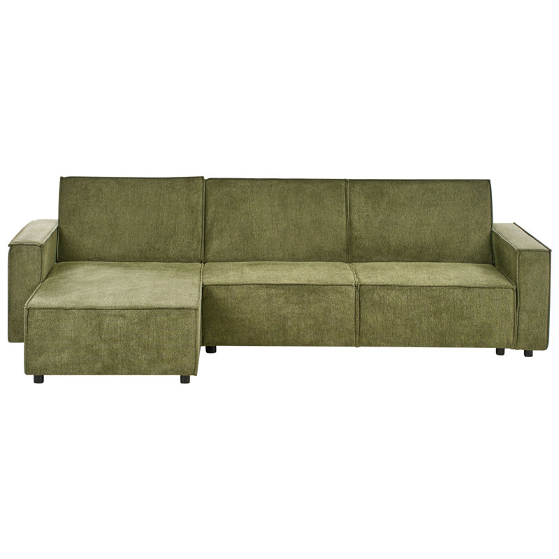 ROMEDAL II 3 Seater Sofa Bed, Left Hand Facing, Green