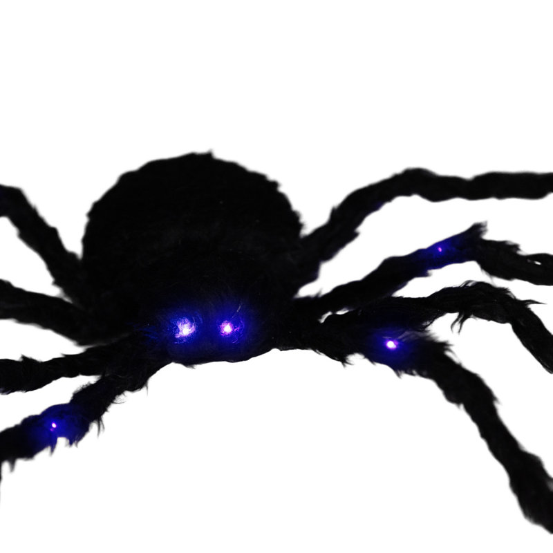 Halloween Yard Decor,Prop Lightup Oversized Spider,With Light Up Bendable Legs