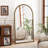 Freestanding Full-length Mirror with Metal Frame-164698105