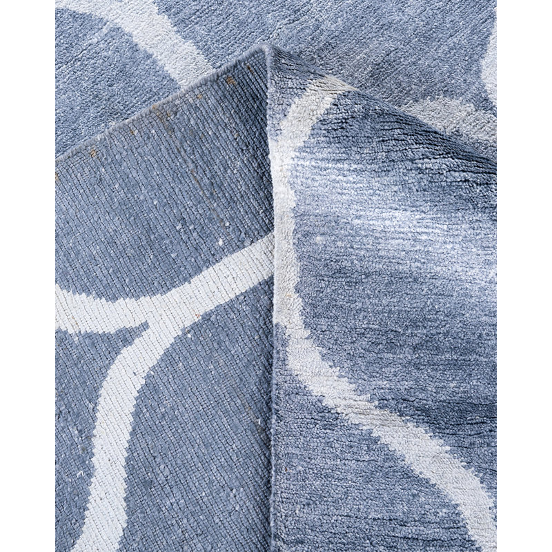 Overdyed One-of-a-Kind Rectangle 8'2" X 10'1" Hand Knotted Area Rug