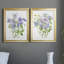 «Columbine Spray I», ensemble de 2 peintures sur toile encadrées-155258490-155258491