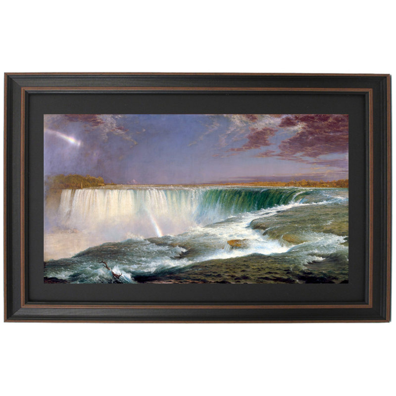 Niagara Falls By Frederic Edwin Church, 20" H x 36" W