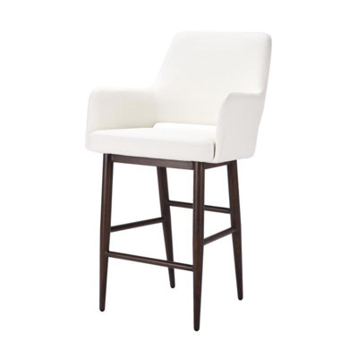 Tomlin Upholstered Counter Stool with Metal Frame