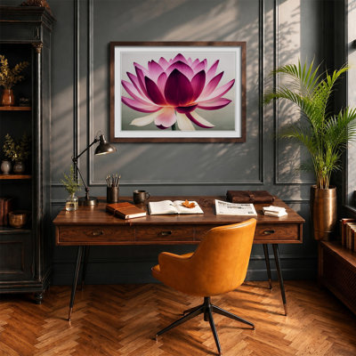 Mesmerising Lotus Flower - Framed Print