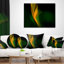 Coussin décoratif à imprimé abstrait vert et vert-89823885-29366564