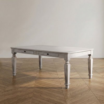 Gyra Solid Wood Base Dining Table
