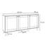 Three-Door Sideboard VIENNA 3D 