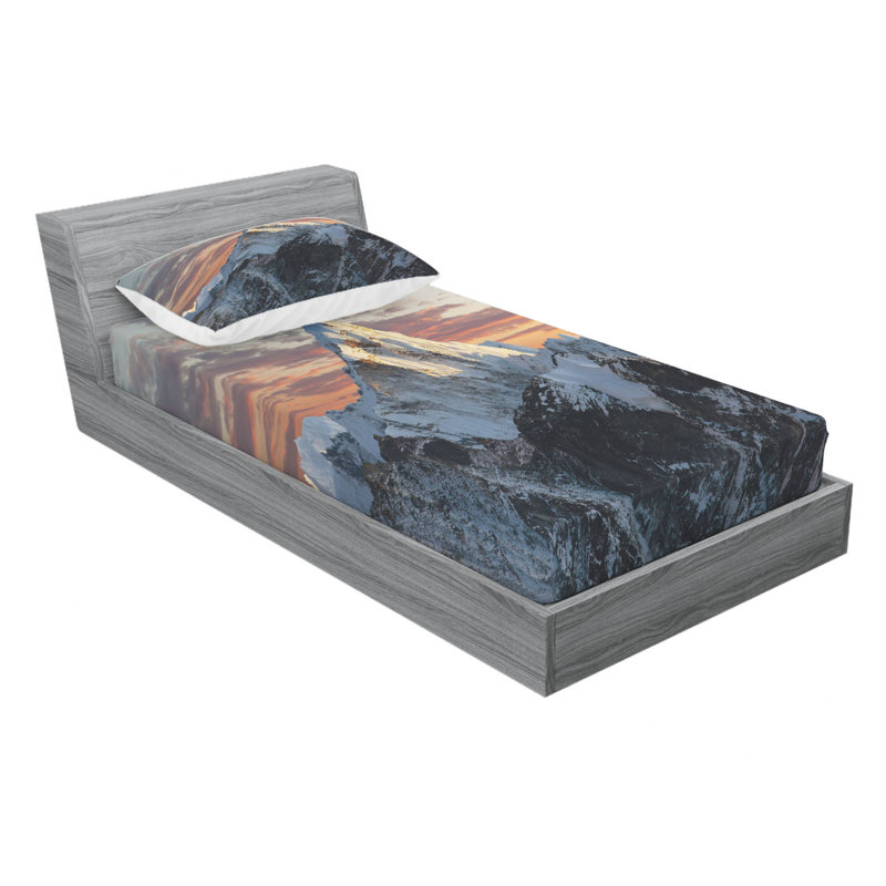 Microfiber Sheet Set, Twin XL Sheet Set with Fitted Sheet