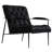 Metal Legs Wing Chair