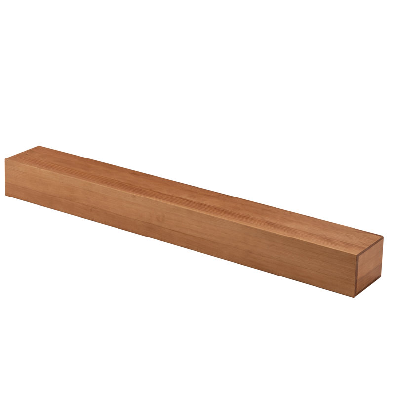Tablette flottante murale 60 po en bois de pin massif 8 po de profondeur