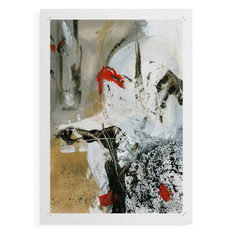 Lune sur terre I - impression sur toile seulement - non encadrée, H 48 po x l 32 po