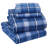 Davae 100% Cotton Flannel Plaid Sheet Set-672596342-672596337