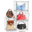 Boîte à chaussures en acrylique avec sac à main transparent