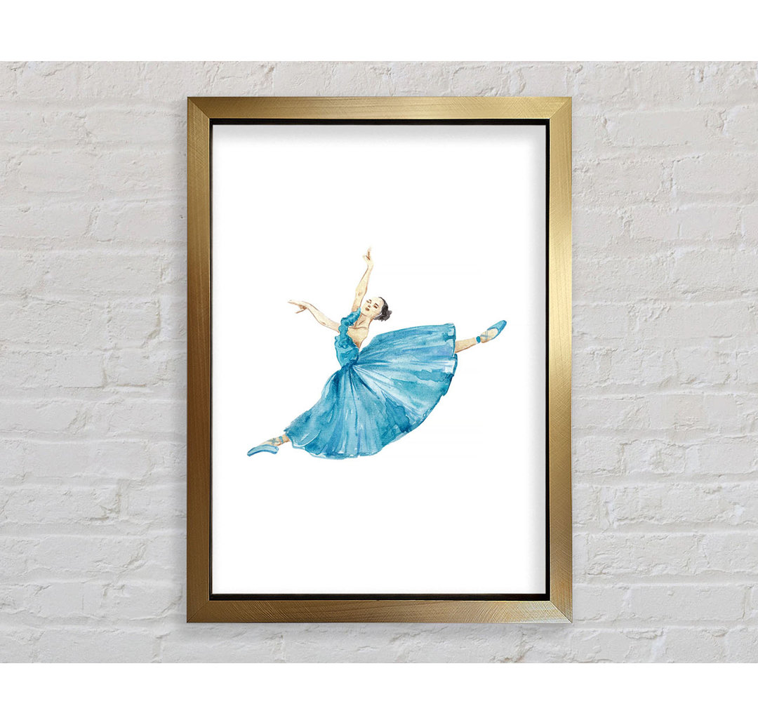 Blaue Ballerina 6 - Druck