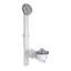60" W x 73" H Frameless Rectangle Sliding Tub & Shower Kit with Towel Bar and Base Included-2004805078