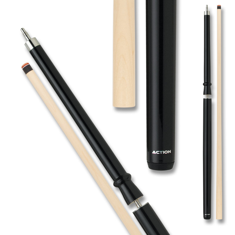 Pool Cue, Black, 18 oz.