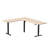 VIVO Electric Corner Desk, L-Shaped Workstation-102434977-102434976