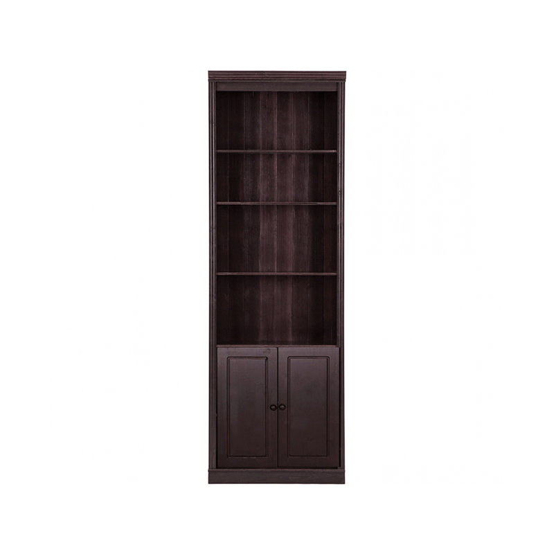 Dedrah 223cm H x 74cm W Library Bookcase, Brown