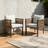 2-Pieces Outdoor Metal Patio Club Chair