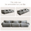 Canapé modulaire modulaire, canapé modulaire compressé, canapé de style minimaliste moderne, chambre à coucher, canapé compressible confortable et peu encombrant-1955986774