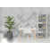 Artificial Palm Tree In A Square Beige Fiberstone Planter