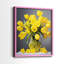 FLORAL Series DCCXCIV-Impression encadrée de qualité supérieure - prête à être accrochée - aucun clou requis - aucun clou requis-107998956-107998950