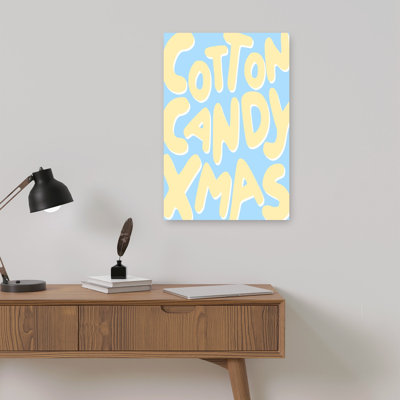 «Cotton Candy Christmas», impression audacieuse et abstraite