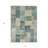 3' X 5' Blue Geometric Washable Indoor Outdoor Area Rug