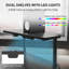 Adjustable Curved Metal Base Standing Desk-1219208915