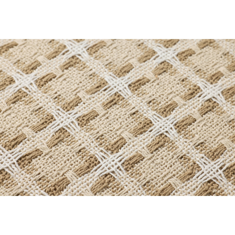 Loloi Throw Pillow, Natural/Multi Checkered, Pillow Cover Only - No Insert