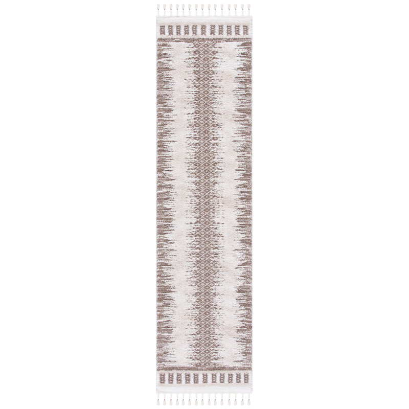Tapis à poils longs Welton, Tapis de couloir 2 pi 2 po x 9 pi