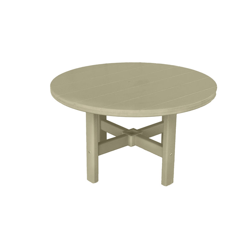 Glodine Round Outdoor Coffee Table 35.5", Weather