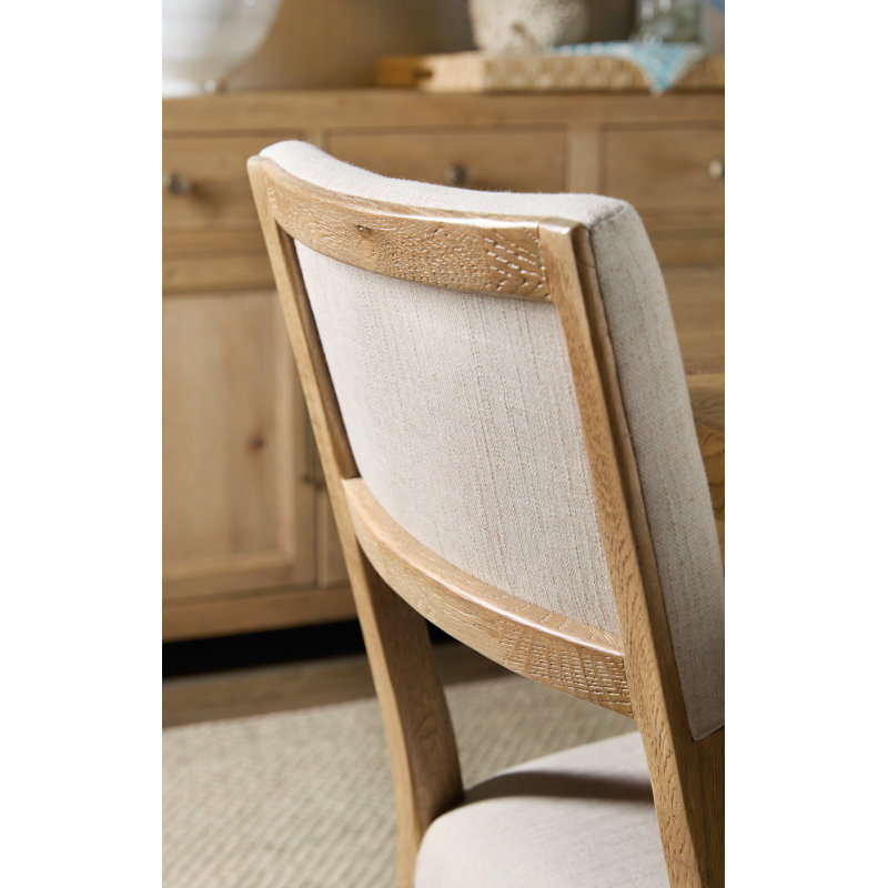 Driftwood Upholstered Dining Chair, Natural