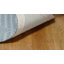 Tapis bleu clair / ivoire tissé à plat à la main Tyishia-1645265698