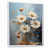 White Floater Framed