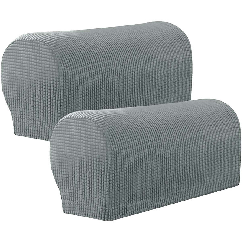 Housse pour canapé à coussins carrés/rectangulaires, gris