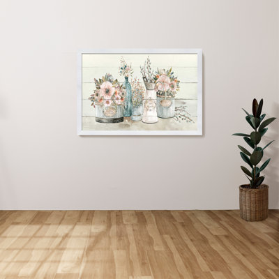 Marché aux fleurs par - Peinture