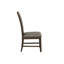 Chaise de salle à manger en bois massif Vikkie (ensemble de 2) - Noyer