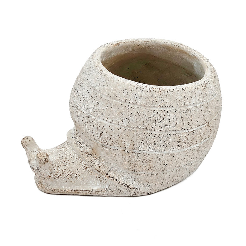 8.3X7x4.7 Inches Textured Beige Decorative Sand And Cement Planter For Coastal Decor With Succulent Trailing Plant Combinations Different Plants