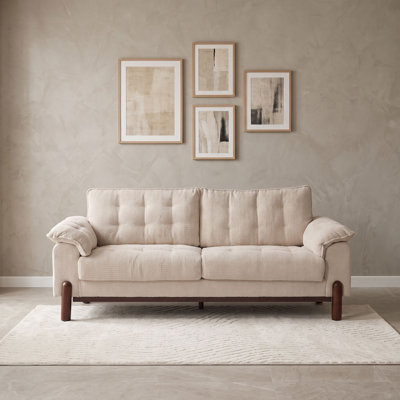 Modern Upholstered Seat Sofa