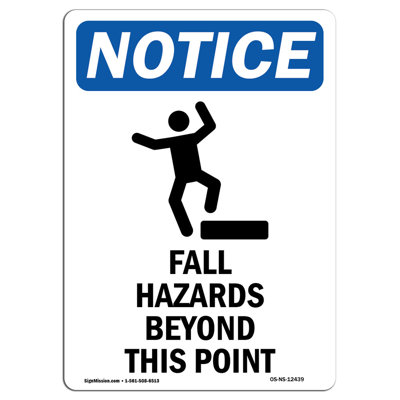 Fall Hazards Beyond Sign