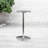 Carlisa 23.25" Round Aluminum Indoor-Outdoor Bar Height Table with Flip-Up Table,