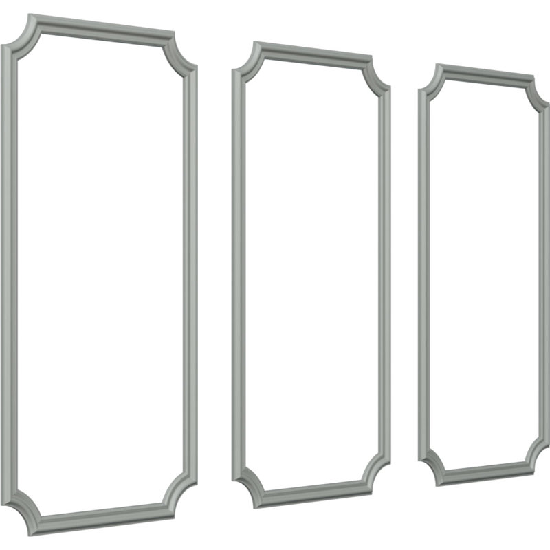 Seville Panel Moulding Kit, 24"W x 48"H, Triple