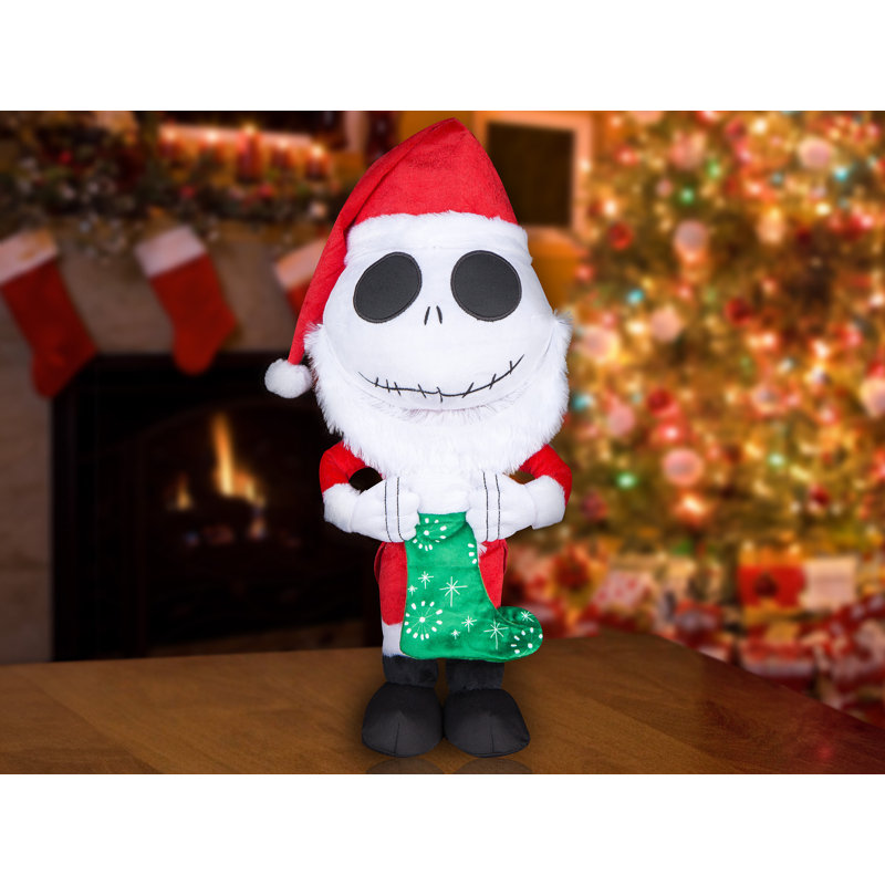 Porte d'entrée en peluche Jack Skellington de 18 po Gemmy Industries The Nightmare Avant Noël