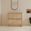 Bases de meuble-lavabo double 36 po avec tablettes et tiroirs