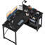L-Shaped MDF Steel Computer Desk-761183255