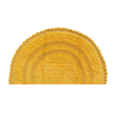 Akifumi 100% Cotton Non-Slip Bath Rug