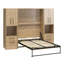 Lit escamotable avec 2 armoires de rangement Holly Hills-98381973