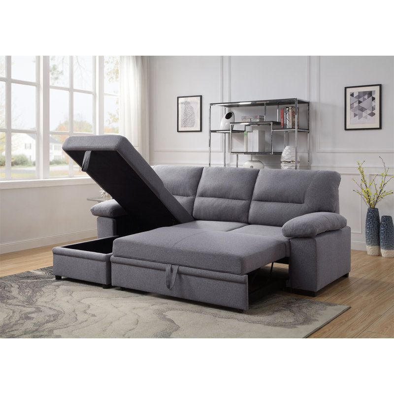 Myton Upholstered L-Shaped Sectional Left Hand Facing, 100% Polyester