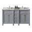 Ensemble de meuble-lavabo double 60 po Pearcy-1119630243